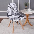 Elastyczny pokrowiec na krzesło skandynawskie - SZARO BIAŁY II.jpeg