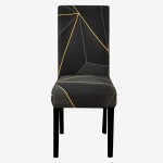 POKROWIEC NA KRZESŁO DO KUCHNI - JADALNI - SALONU - Black Future