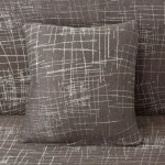 Poszewka na poduszke - 45x45cm - DRAPANY CIEMNY