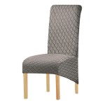 Żakardowy pokrowiec na krzesło XL - romb - HIBERNATE