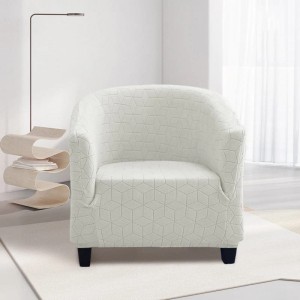 Żakardowy pokrowiec na fotel klubowy - hexagon - LIGHT YEAR