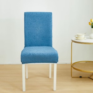 Żakardowy pokrowiec na krzesło - rose - GREENLAND BLUE