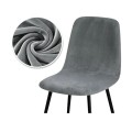 Welurowy pokrowiec na krzesło z okrągłym oparciem - STEEL.jpeg
