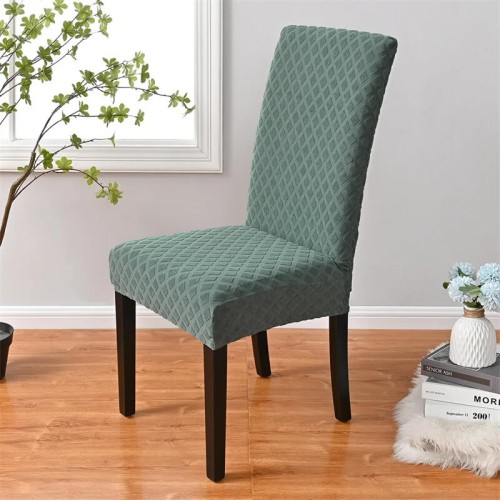 Żakardowy pokrowiec na krzesło XL - romb II - Matcha.jpg