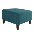 Pokrowiec na podnóżek pufę żakardowy prostokątny - chessboard - FLIP.jpg