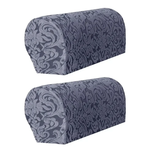 Żakardowe pokrowce na boki kanapy 2 szt. - reale - MID GREY.webp