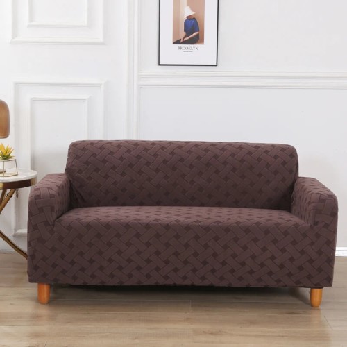 ŻAKARDOWY POKROWIEC NA KANAPĘ - SOFĘ - Pasy - WILD RAISIN.jpg