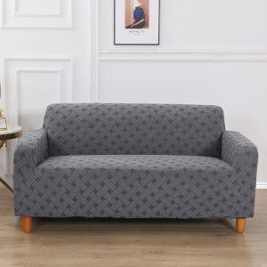 ŻAKARDOWY POKROWIEC NA KANAPĘ - SOFĘ - Pasy - DARK SHADOWS