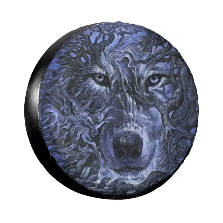 Pokrowiec na koło zapasowe - Magic Wolf.jpg