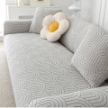 ŻAKARDOWY POKROWIEC NA KANAPĘ - SOFĘ - Echo - Szary.jpg