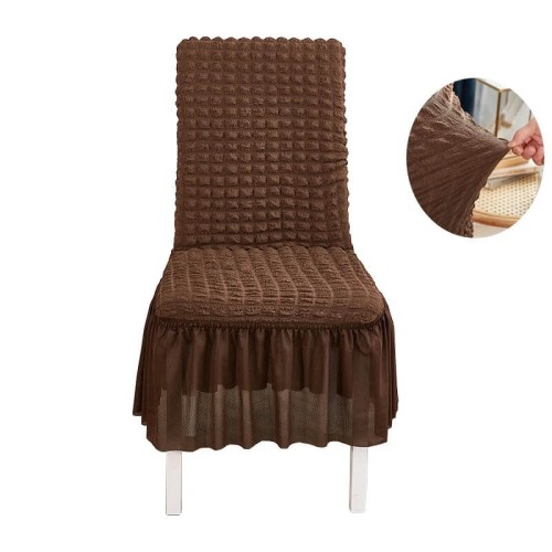 Żakardowy pokrowiec na krzesło z falbaną - bubble - DANIEL BOONE.jpeg