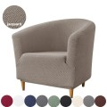 Żakardowy pokrowiec na fotel klubowy - chevron - Doeskin Grey.jpeg