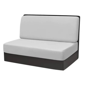 Welurowy pokrowiec na kanapę do kampera - UNIQUE GREY