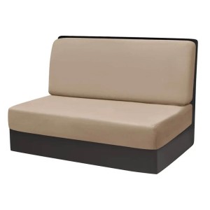 Welurowy pokrowiec na kanapę do kampera - GILDED BEIGE