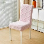 Żakardowy pokrowiec na krzesło - Aurora - Różowy