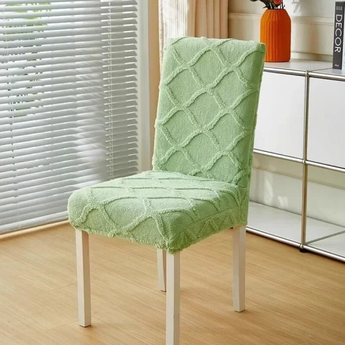 Żakardowy pokrowiec na krzesło - Aurora - Zielony.jpeg