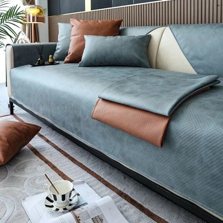 Uniwersalna narzuta na narożnik - kanapę - fotel - EcoLeather - SIDEWALK GREY.jpeg