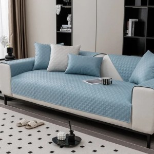 Uniwersalna narzuta na narożnik - kanapę - fotel - Square - SONATA BLUE