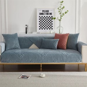 Uniwersalna narzuta na narożnik - kanapę - fotel - Norve - IROGON BLUE