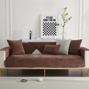 Uniwersalna narzuta na narożnik - kanapę - fotel - Norve - PAINTED BARK