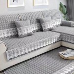 Uniwersalna narzuta na narożnik - kanapę - fotel - Santorini - Szary