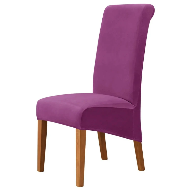 Aksamitny pokrowiec na krzesło XL - PURPLE PERIL.jpeg