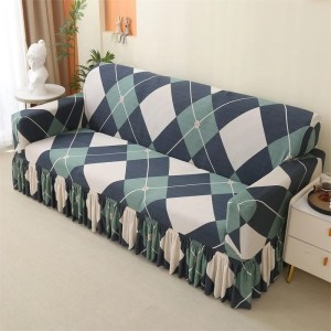 Pokrowiec na kanapę - sofę z falbaną - Argyle