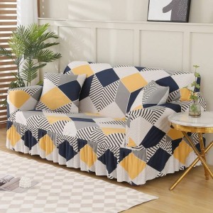 Pokrowiec na kanapę - sofę z falbaną - Color Box