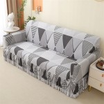 Pokrowiec na kanapę - sofę z falbaną - Ruffle