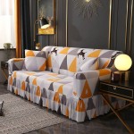 Pokrowiec na kanapę - sofę z falbaną - Running Deer