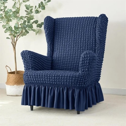 POKROWIEC NA FOTEL USZAK - ŻAKARDOWY Z FALBANĄ - bubble - INCREMENTAL BLUE.jpeg