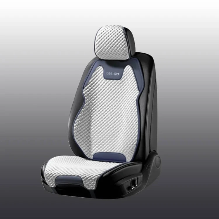 Pokrowce na fotele samochodowe przednie - HoneyComb - Niebieski.jpeg