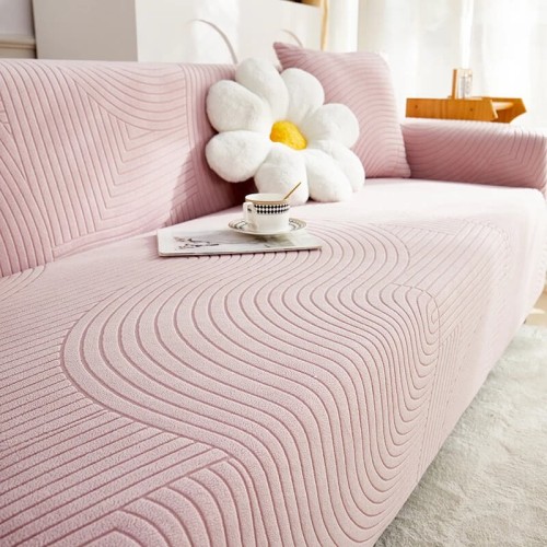 ŻAKARDOWY POKROWIEC NA KANAPĘ - SOFĘ - Bliss - Różowy.jpeg