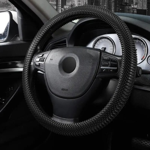 Silikonowy pokrowiec na kierownice - Sharpy - 38cm - Czarny.jpeg