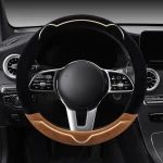 Pokrowiec na kierownice - Bear - 38cm - Brązowy