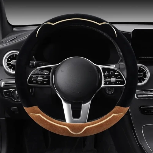 Pokrowiec na kierownice - Bear - 38cm - Brązowy.webp