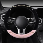 Pokrowiec na kierownice - Bear - 38cm - Różowy