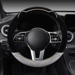 Pokrowiec na kierownice - Bear - 38cm - Szary