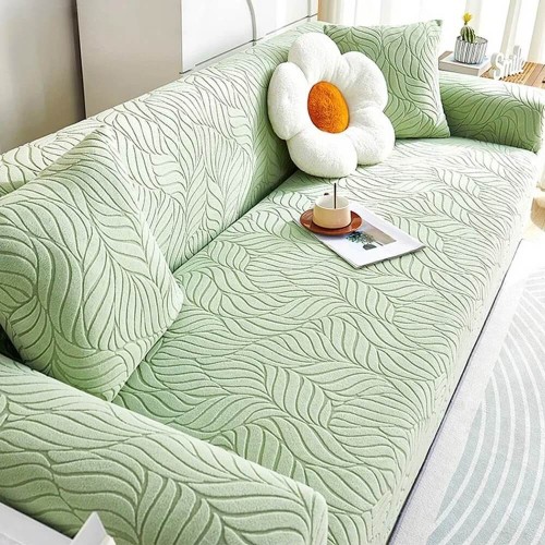 ŻAKARDOWY POKROWIEC NA KANAPĘ - SOFĘ - Wavelet - Matcha.jpg