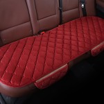 Welurowy pokrowiec na siedzisko fotela samochodowego tył - Caro - CEGLASTY