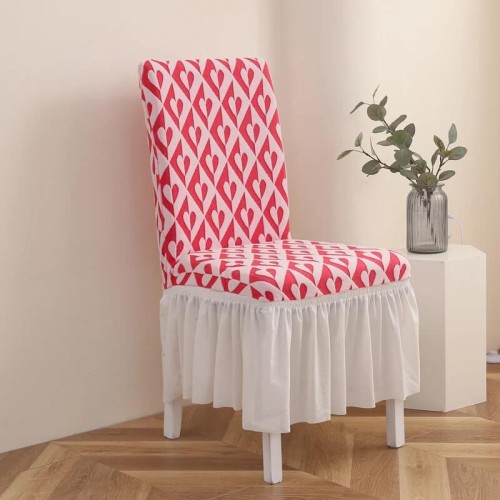 Żakardowy pokrowiec na krzesło z falbaną - Quarno.jpeg