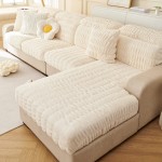 Pluszowy pokrowiec na siedzisko narożnika - kanapy - Alpaca Blanket