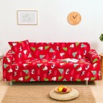 Świąteczny pokrowiec na kanapę - sofę - Festive Red Delight