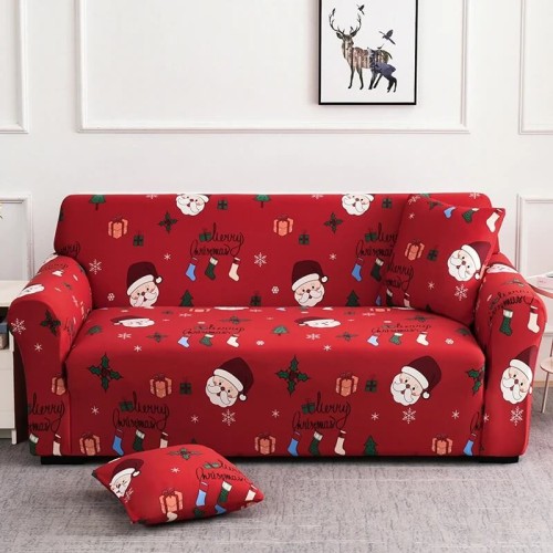 Świąteczny pokrowiec na kanapę - sofę - Santa's Cozy.jpeg