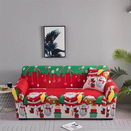Świąteczny pokrowiec na kanapę - sofę - Santa's Holiday Greeting.jpeg