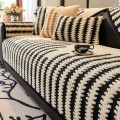 Uniwersalna narzuta na narożnik - kanapę - fotel - Zigretto - Czarny.jpeg