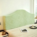 Żakardowy pokrowiec na zagłówek - oparcie łóżka - Floridale - Zielony