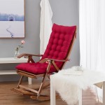 Gruba poduszka na fotel bujany - pokojowy - Czerwony