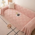 Narzuta na kanapę - Gridweave - Różowy.jpeg