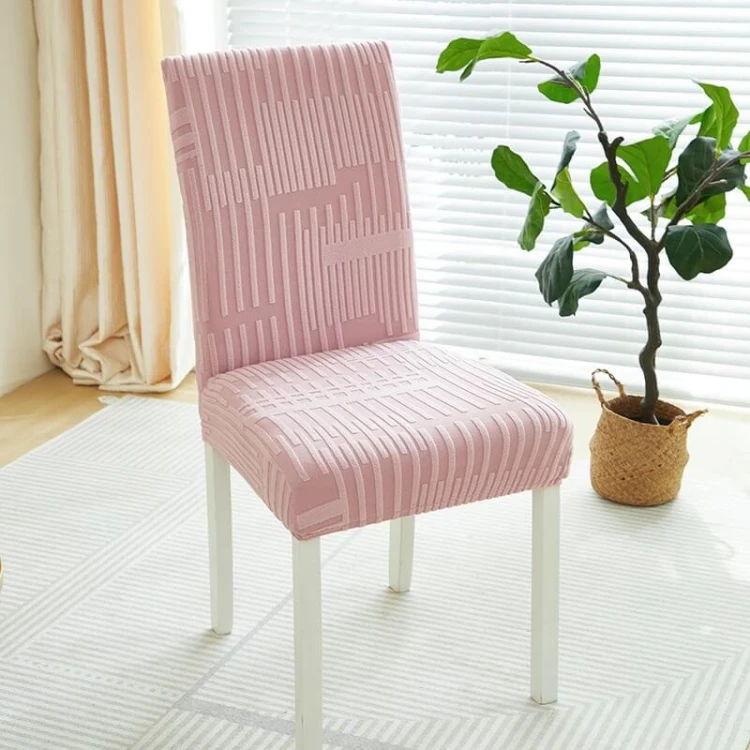 Żakardowy pokrowiec na krzesło - drabinka - PETITE PINK.jpeg